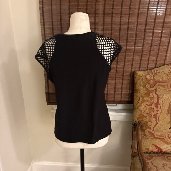 Elegant Black Women's Top - Picture 2 of 3